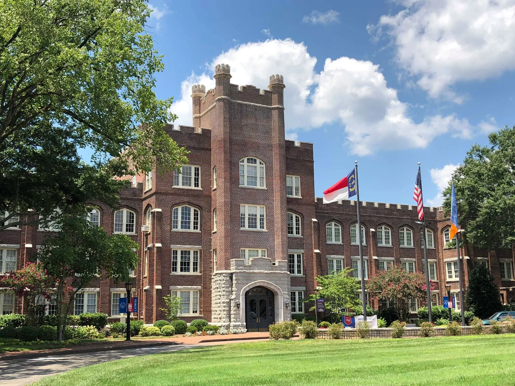 A campus building at Catawba College in Salisbury
