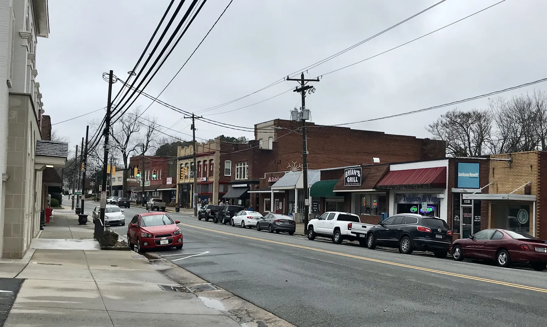 North Main Street in China Grove, NC