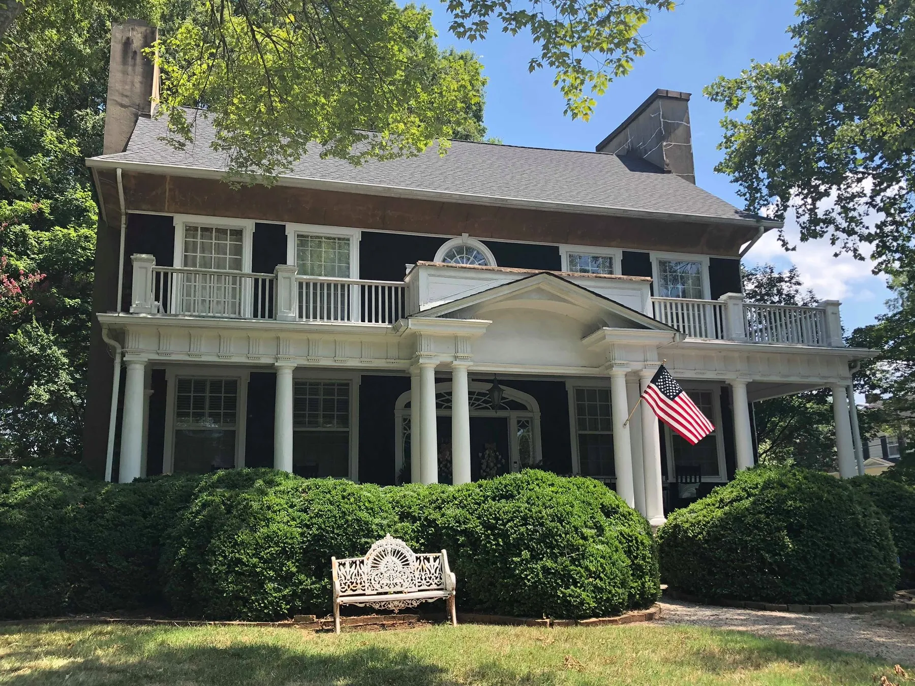 A historic Colonial Revival home on South Ellis Street in Salisbury